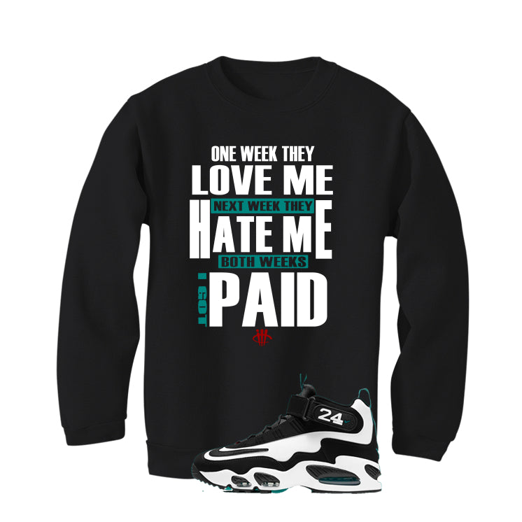 Nike Air Griffey Max 1 Freshwater Matching T-Shirt, Sweatshirts, & Hoodies Black T-Shirt (Paid)| illcurrency