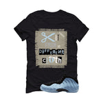 Nike Air Foamposite One Psychic Blue Black T-Shirt (Cut from a different cloth)| illcurrency