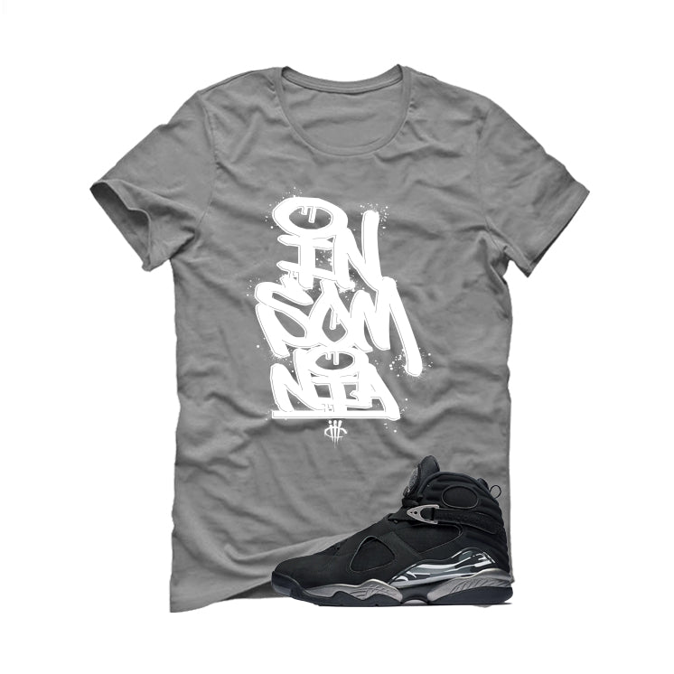 Air Jordan 8 Chrome Matching T-Shirt Grey T-Shirt (Insomnia)| illcurrency