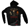 Air Jordan 12 Bloodline Matching T-Shirt, Sweatshirts, & Hoodies Black T-Shirt (Dont follow the money)