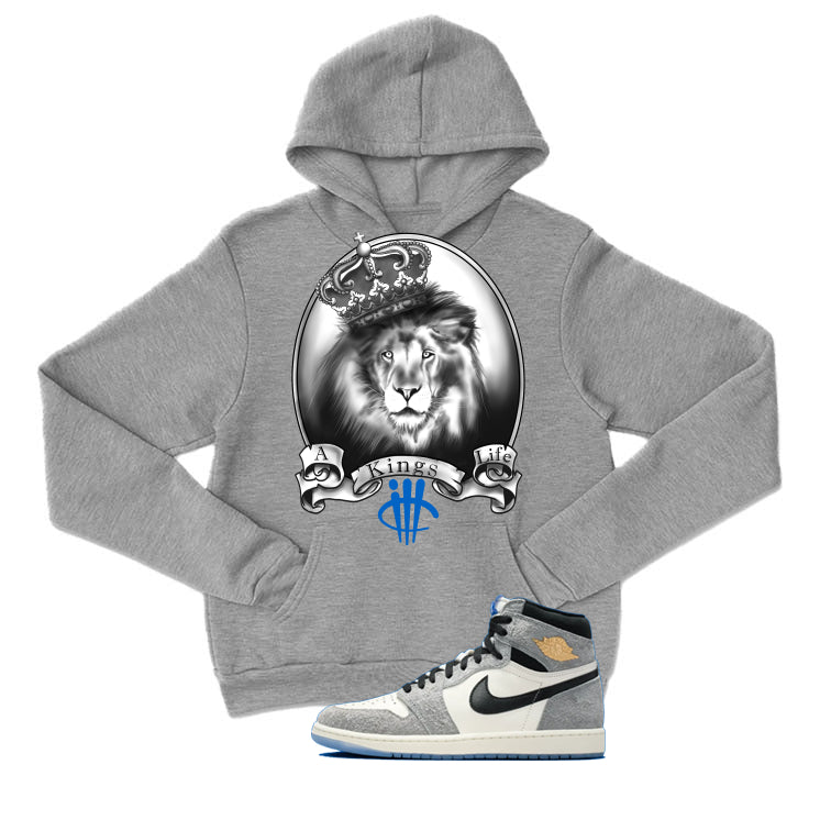 Air Jordan 1 High OG All-Star Matching T-Shirt, Sweatshirts & Hoodies Grey T-Shirt (A Kings Life)| illcurrency