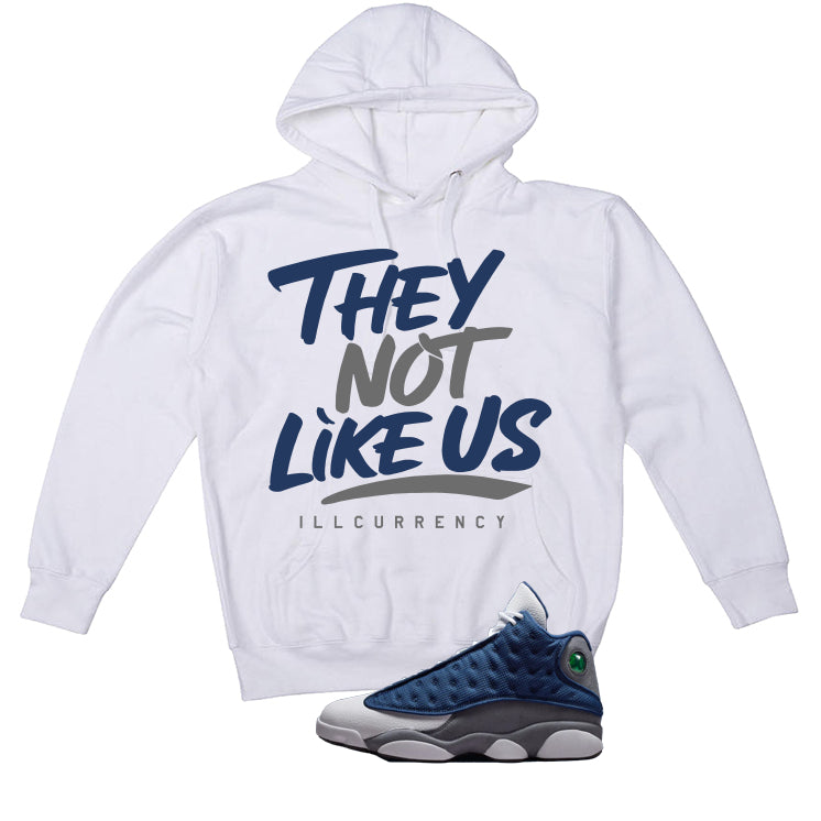 Air Jordan 13 Flint White T-Shirt (They not like us)| illcurrency