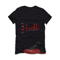 Air Jordan 12 Flu Game 2025 Black T-Shirt (Stay Humble)| illcurrency