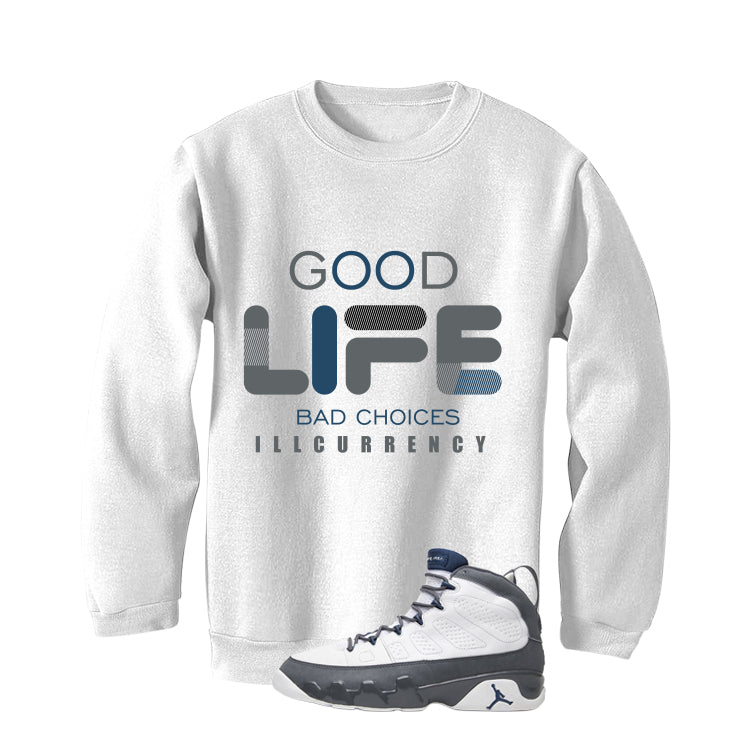 Air Jordan 9 Flint Grey Matching T-Shirt, Sweatshirts & Hoodies White T-Shirt (Bad Choices)| illcurrency