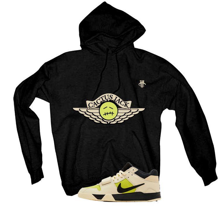 Travis Scott x Jordan Jumpman Jack Bright Cactus Black T-Shirt (Cactus Jack)| illcurrency