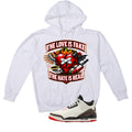 Air Jordan 3 OG World’s Best Dad Matching T-Shirt, Sweatshirts, & Hoodies White T-Shirt (The love is fake)