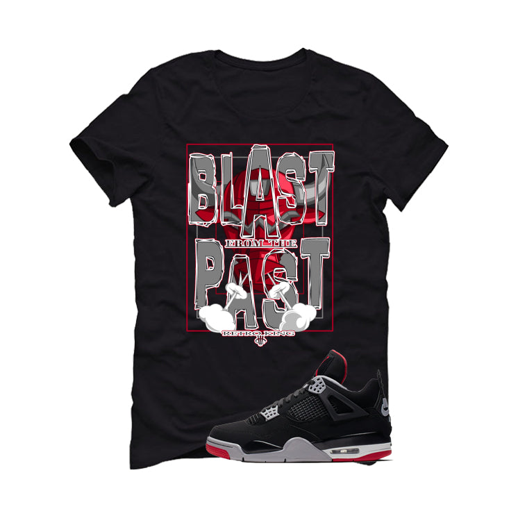 Air Jordan 4 Bred Matching T-Shirt RETRO KING