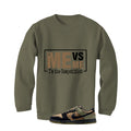 Nike Dunk Low Frankenstein Matching T-Shirt, Sweatshirts & Hoodies Military Green T-Shirt (Me vs Me)