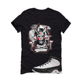 Air Jordan 9 OG Space Jam Matching T-Shirt Black T-Shirt (Mad Gamer)| illcurrency