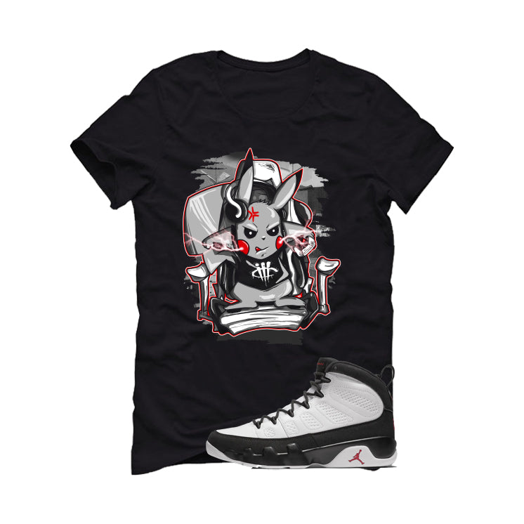 Air Jordan 9 OG Space Jam Matching T-Shirt Black T-Shirt (Mad Gamer)| illcurrency