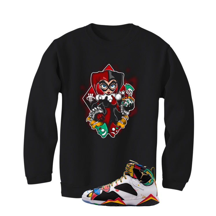 Air Jordan 7 Miro Matching T-Shirt Black T-Shirt (Jack in a Box)| illcurrency