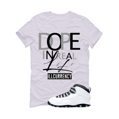 Air Jordan 10 OG Steel White T-Shirt (DOPE)| illcurrency