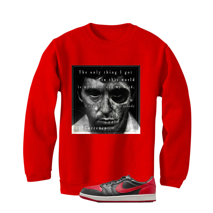Air Jordan 1 Low OG Banned Matching T-Shirt, Sweatshirts & Hoodies Red T-Shirt (Only Thing I Got)| illcurrency