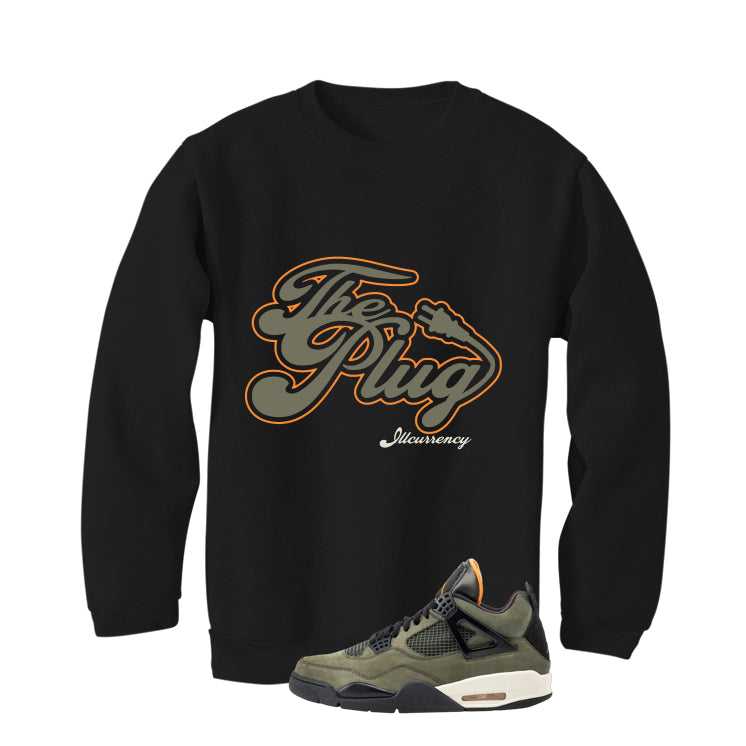 Undefeated x Air Jordan 4 Black T-Shirt (The Plug)| illcurrency