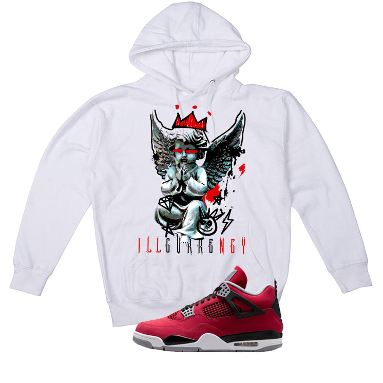 Air Jordan 4 Toro Bravo Matching T-Shirt, Sweatshirts, & Hoodies White T-Shirt (Graffiti Angel)| illcurrency