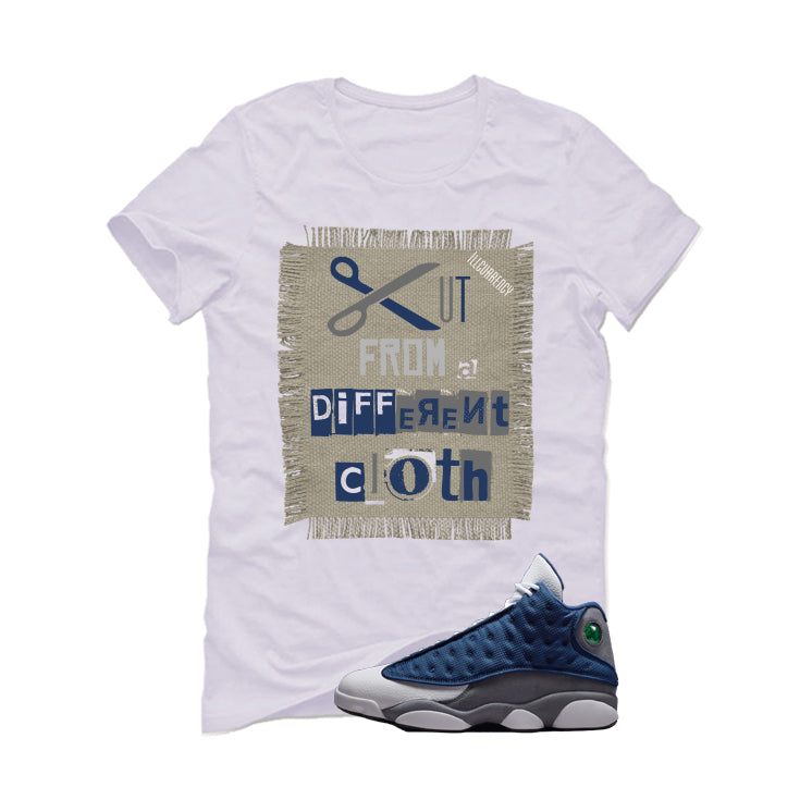Air Jordan 13 Flint White T-Shirt (Cut from a different cloth)| illcurrency