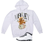 Air Jordan 10 OG Steel White T-Shirt (Money Bear Team)| illcurrency