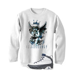 Air Jordan 9 Flint Grey Matching T-Shirt, Sweatshirts & Hoodies White T-Shirt (Graffiti Angel)| illcurrency