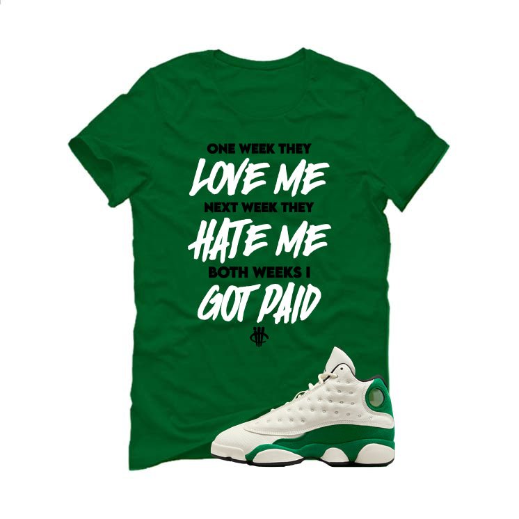 Air Jordan 13 GS Pine Green Pine Green T-Shirt (Paid)| illcurrency