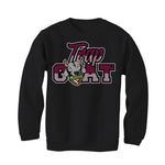 Air Jordan 5 Burgundy - Black T-Shirt (Goat)
