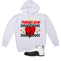 Air Jordan 12 Taxi Matching T-Shirt, Sweatshirts & Hoodies White T-Shirt (Forever Alone)