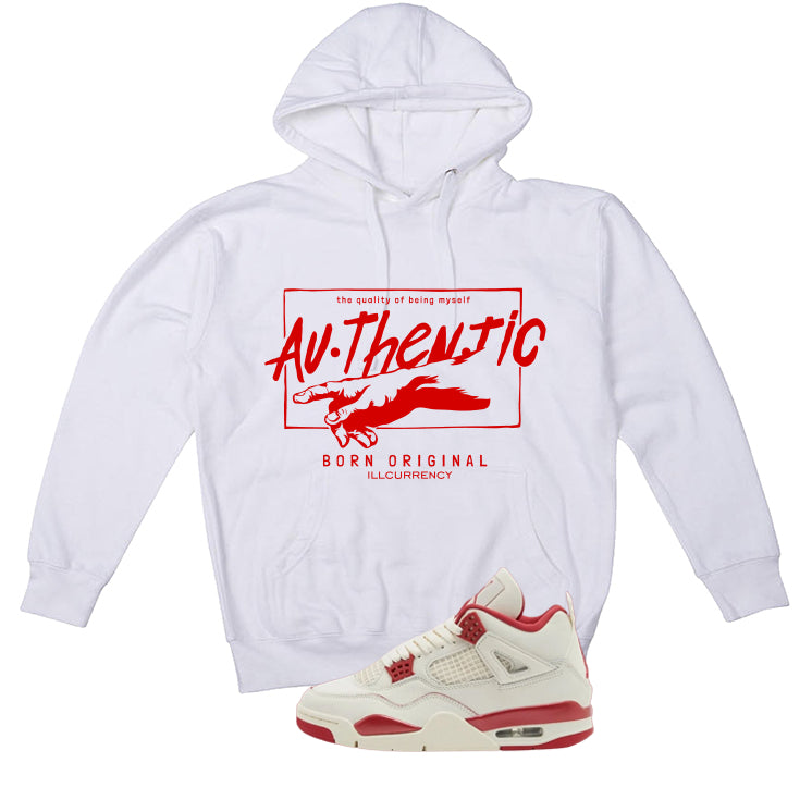 Air Jordan 4 Valentine’s Day (Sierra Red) Matching T-Shirt, Sweatshirts & Hoodies White T-Shirt (Authentic)| illcurrency
