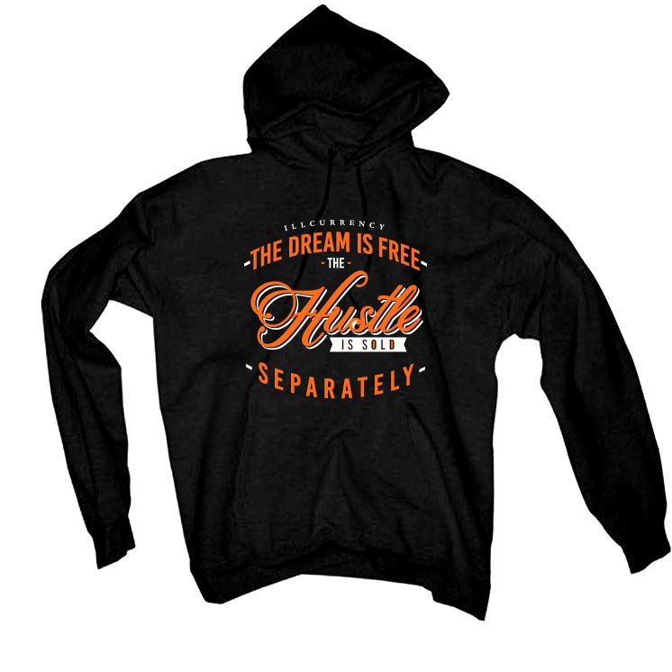 Air Jordan 12 “Brilliant Orange” Black T-Shirt (The dream is free)
