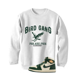Air Jordan 1 High OG WMNS Fir Matching T-Shirt, Sweatshirts & Hoodies White T-Shirt (Bird Gang)| illcurrency