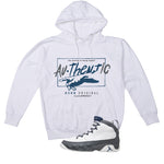 Air Jordan 9 Flint Grey Matching T-Shirt, Sweatshirts & Hoodies White T-Shirt (Authentic)| illcurrency