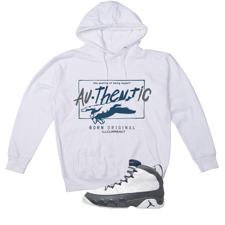 Air Jordan 9 Flint Grey Matching T-Shirt, Sweatshirts & Hoodies White T-Shirt (Authentic)| illcurrency