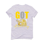 Air Jordan 11 Low WMNS “Yellow Snakeskin” White T-Shirt (Got Em)