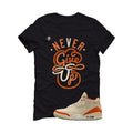 Air Jordan 3 WMNS Starfish Black T-Shirt (Never Give Up)| illcurrency