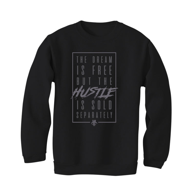 Jordan 5 Wolf Grey Matching T-Shirt, Sweatshirts, & Hoodies Black T-Shirt (Dream Is free)| illcurrency