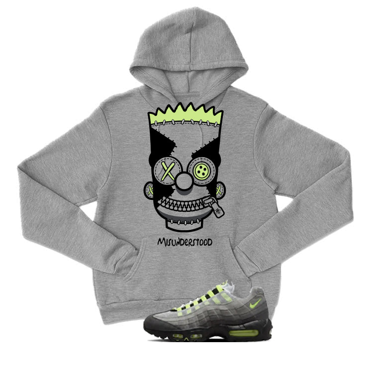 Nike Air Max 95 Neon Matching T-Shirt, Sweatshirts, & Hoodies Grey T-Shirt (Misunderstood)| illcurrency