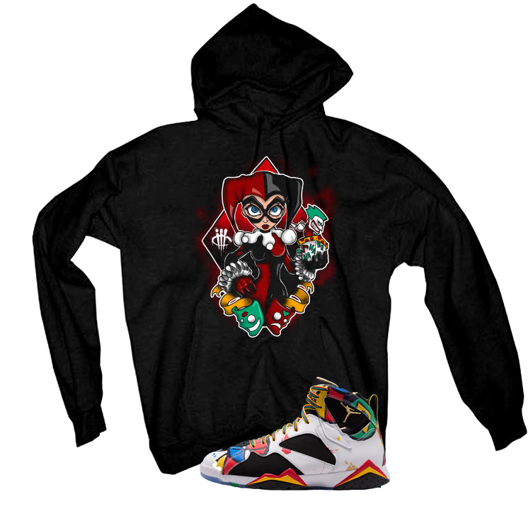 Air Jordan 7 Miro Matching T-Shirt Black T-Shirt (Jack in a Box)| illcurrency