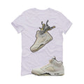 Air Jordan 5 SE “Sail” | illcurrency White T-Shirt (SPLASH 5)