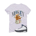 Air Jordan 9 Flint Grey Matching T-Shirt, Sweatshirts & Hoodies White T-Shirt (Money Bear)| illcurrency