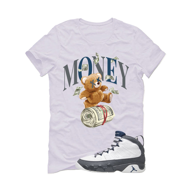 Air Jordan 9 Flint Grey Matching T-Shirt, Sweatshirts & Hoodies White T-Shirt (Money Bear)| illcurrency