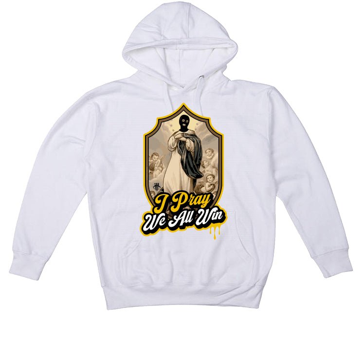 Air Jordan 1 High OG “Yellow Ochre” | illcurrency White T-Shirt (we all win)