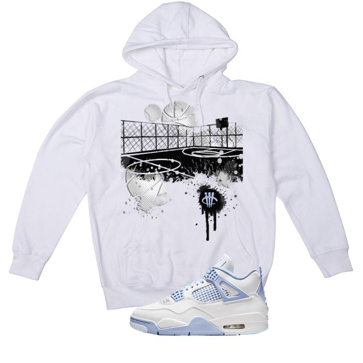 Air Jordan 4 WMNS Forget Me Not White T-Shirt (B Court)| illcurrency