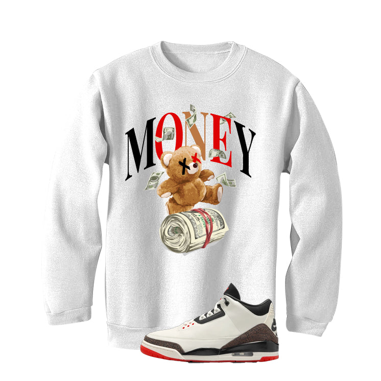 Air Jordan 3 OG World’s Best Dad Matching T-Shirt, Sweatshirts, & Hoodies White T-Shirt (Money Bear)| illcurrency