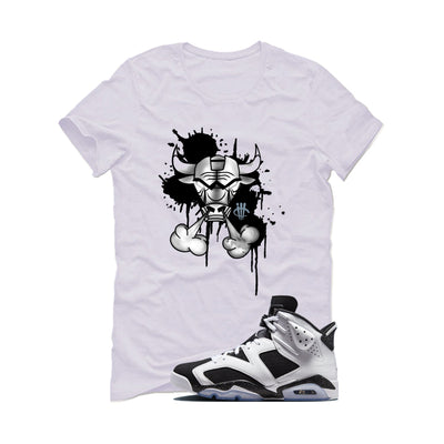 Air Jordan 6 Oreo Matching T-Shirt White T-Shirt (Iron Bull)| illcurrency