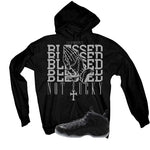 NIKE FOAMPOSITE ONE CARBON FIBER Matching T-Shirt, Sweatshirts & Hoodies Black T-Shirt (Blessed not lucky)| illcurrency