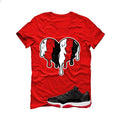 Air Jordan 11 Low Bred Red T-Shirt (Heart)| illcurrency