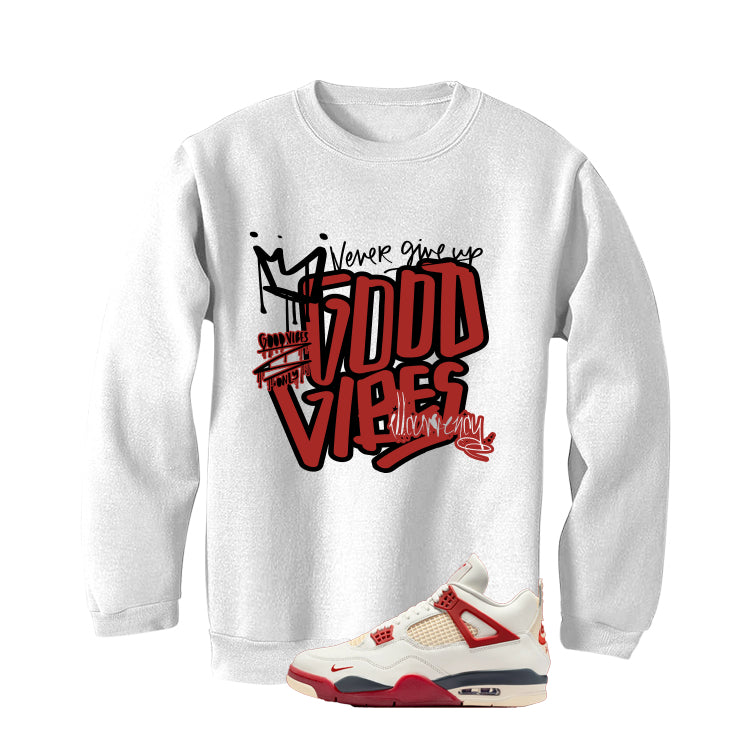 Nigel Sylvester x Air Jordan 4 Brick After Brick Matching T-Shirt, Sweatshirts, & Hoodies White T-Shirt (Good Vibez)| illcurrency