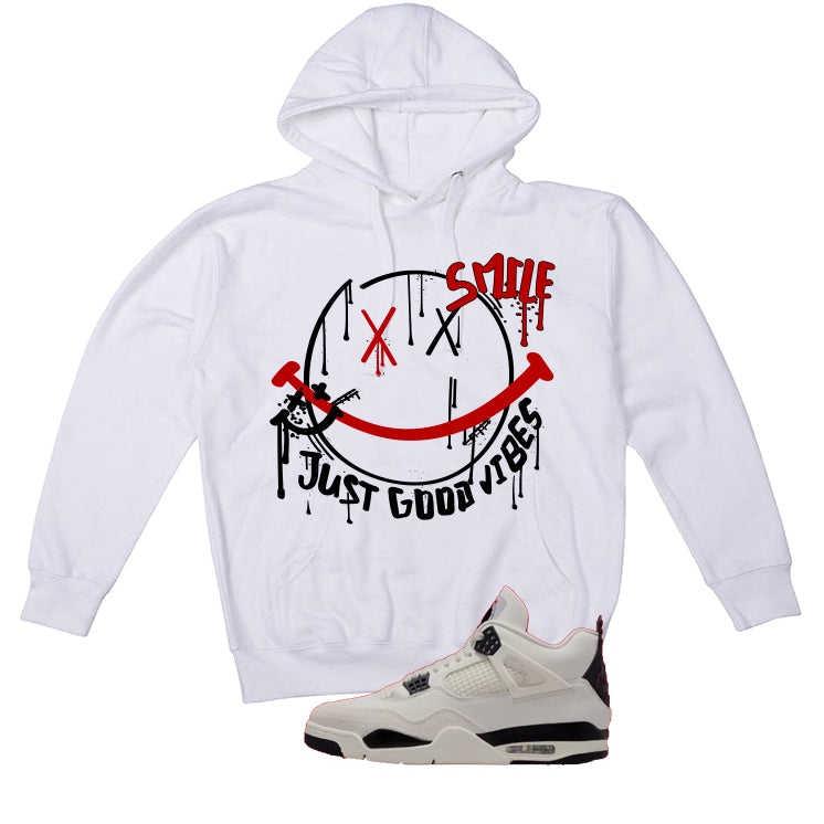 Air Jordan 4 Flight Club Matching T-Shirt, Sweatshirts & Hoodies White T-Shirt (Smile)| illcurrency
