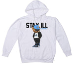 Air Jordan 1 "UNC Toe" | illcurrency White T-Shirt (Stay ill Bear)