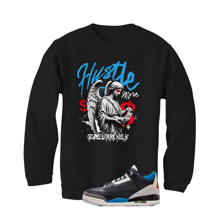 Air Jordan 3 OG Rare Air Black T-Shirt (Hustle More)| illcurrency