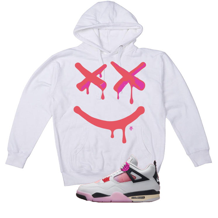 Air Jordan 4 Comic Matching T-Shirt White T-Shirt (Happy Drip)| illcurrency