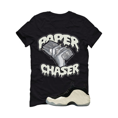 Nike Foamposite Pro Pearl Matching T-Shirt, Sweatshirts & Hoodies Black T-Shirt (Paper Chaser)| illcurrency